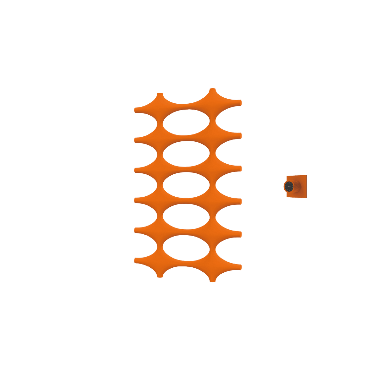 P&Bhusri K015-M-SOR-XM K015 Towel Warmer in Sienna Orange