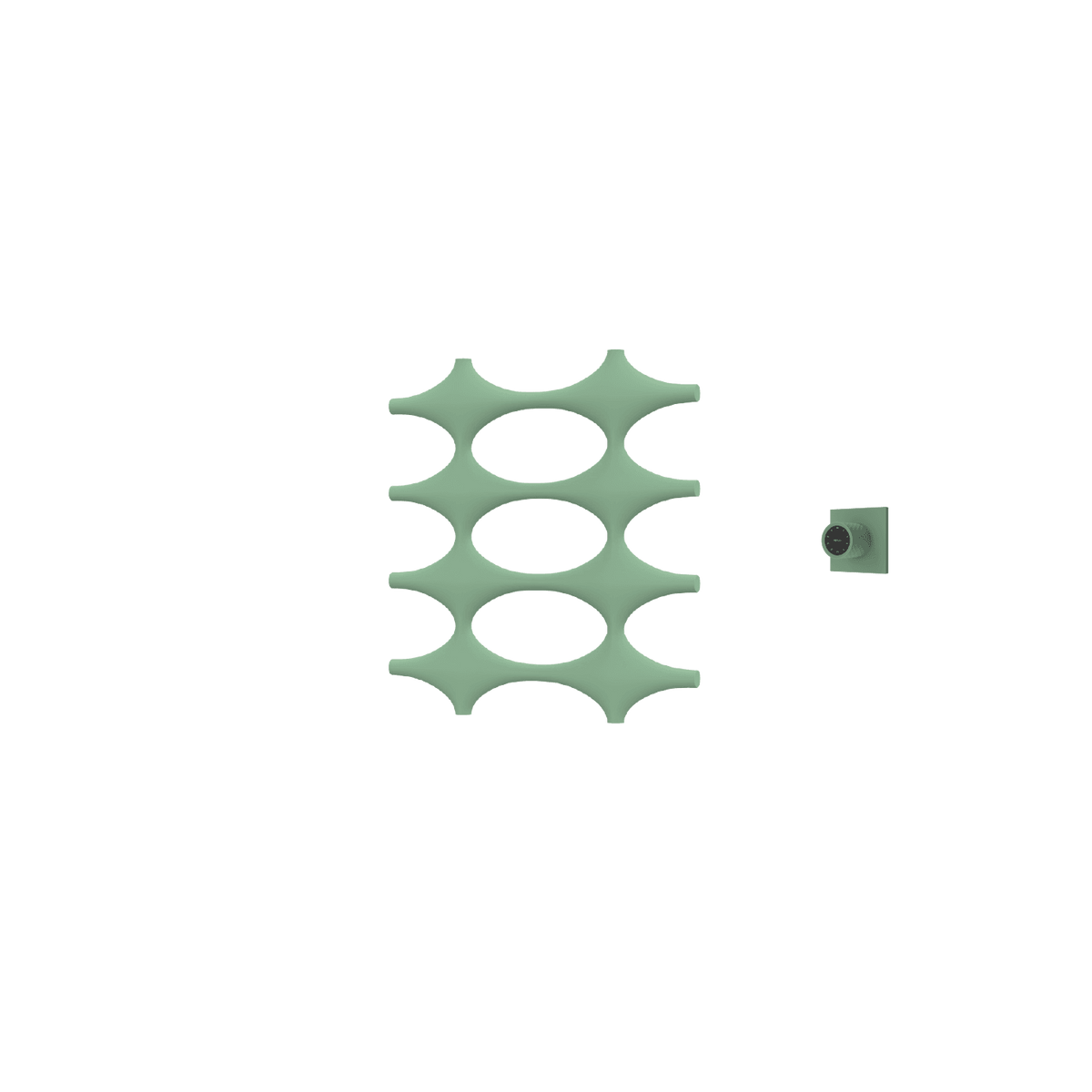 P&Bhusri K015-S-CGR-XM K015 Towel Warmer in Celadon Green