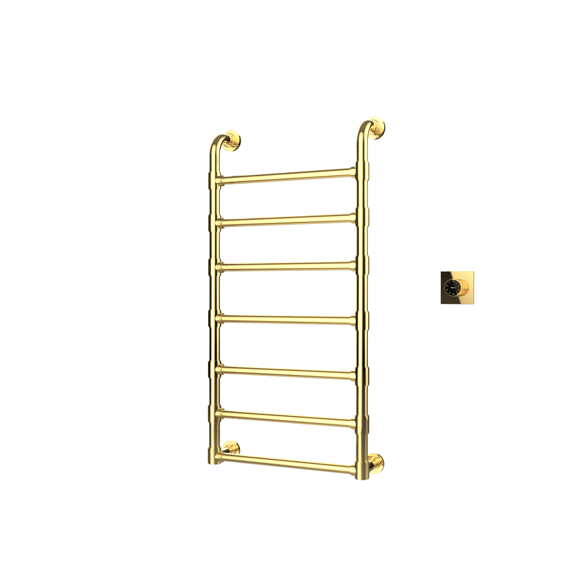 P&Bhusri K05-M-LGD-XM K05 Towel Warmer in PVD Polished Luxury Gold