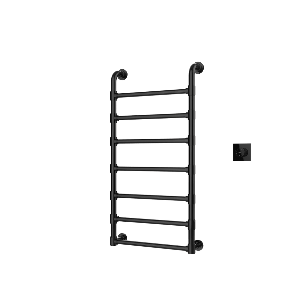 P&Bhusri K05-M-PBN-XM K05 Towel Warmer in PVD Polished Black Nickel