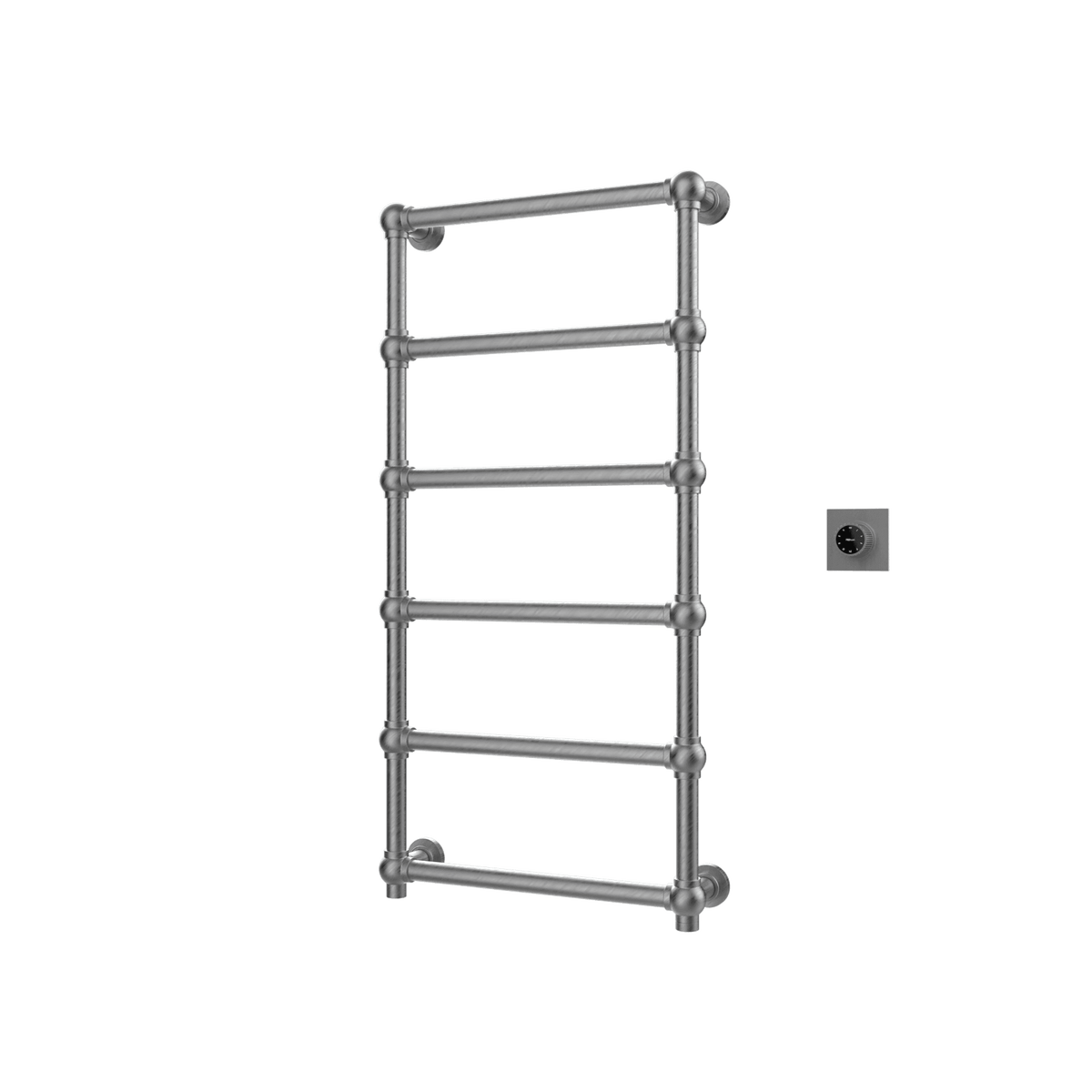 P&Bhusri K06-L-GML-XM K06 Towel Warmer in PVD Gun Metal