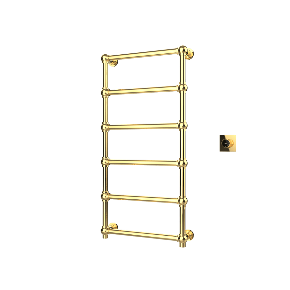 P&Bhusri K06-L-LGD-XM K06 Towel Warmer in PVD Polished Luxury Gold