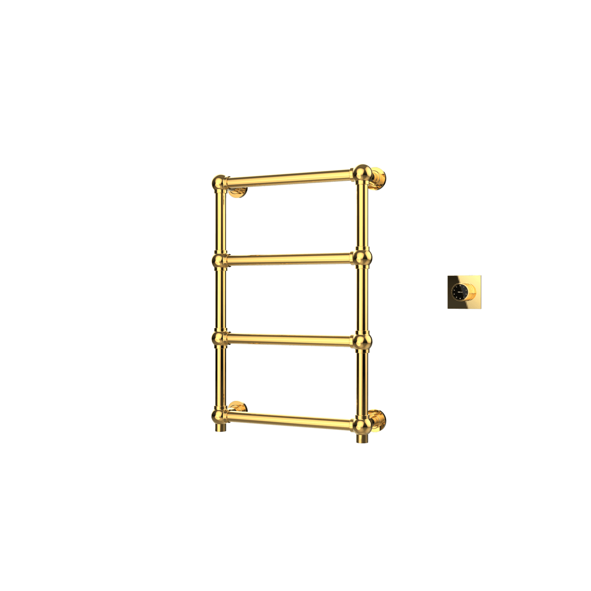 P&Bhusri K06-M-24K-XM K06 Towel Warmer in PVD 24K Gold