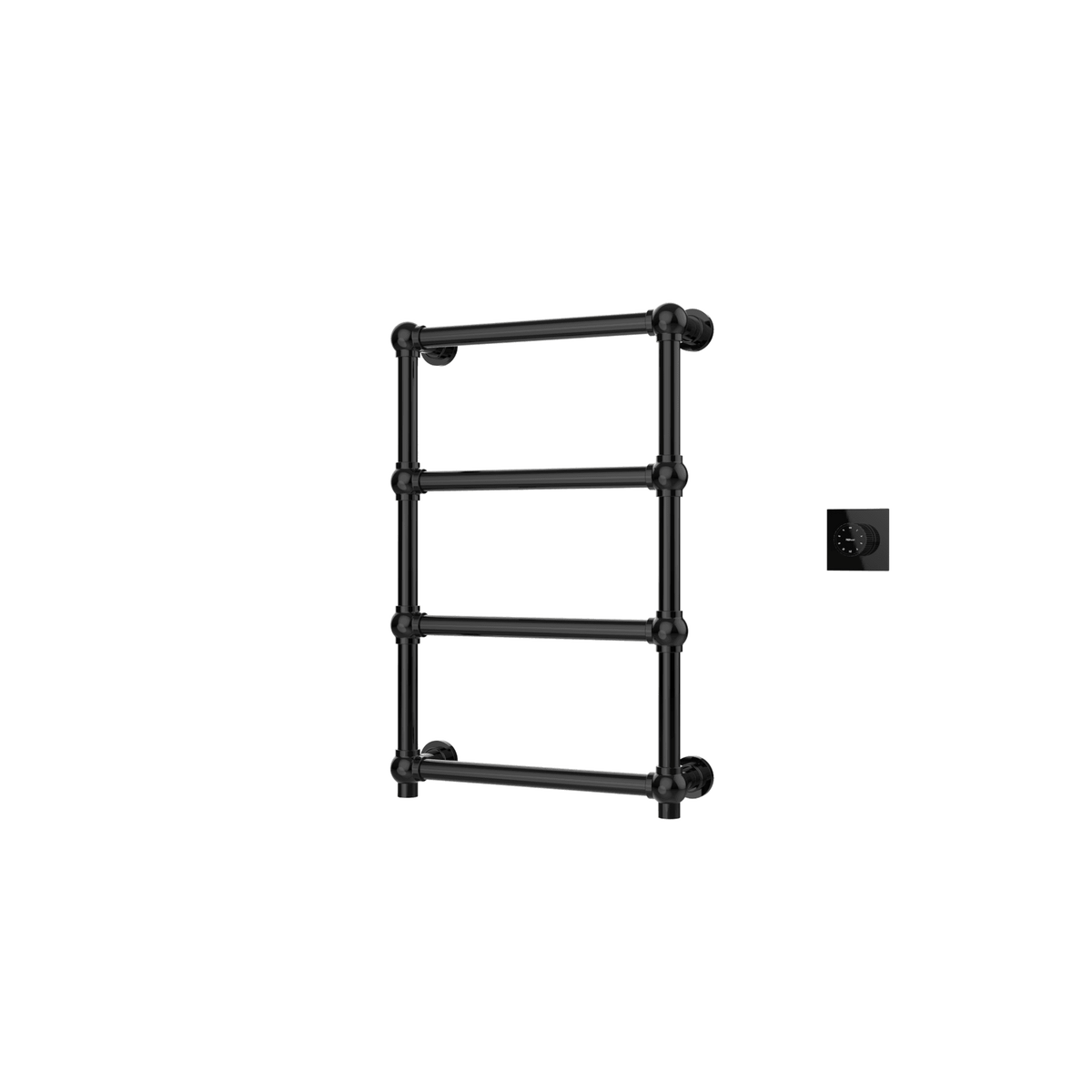 P&Bhusri K06-M-PBN-XM K06 Towel Warmer in PVD Polished Black Nickel