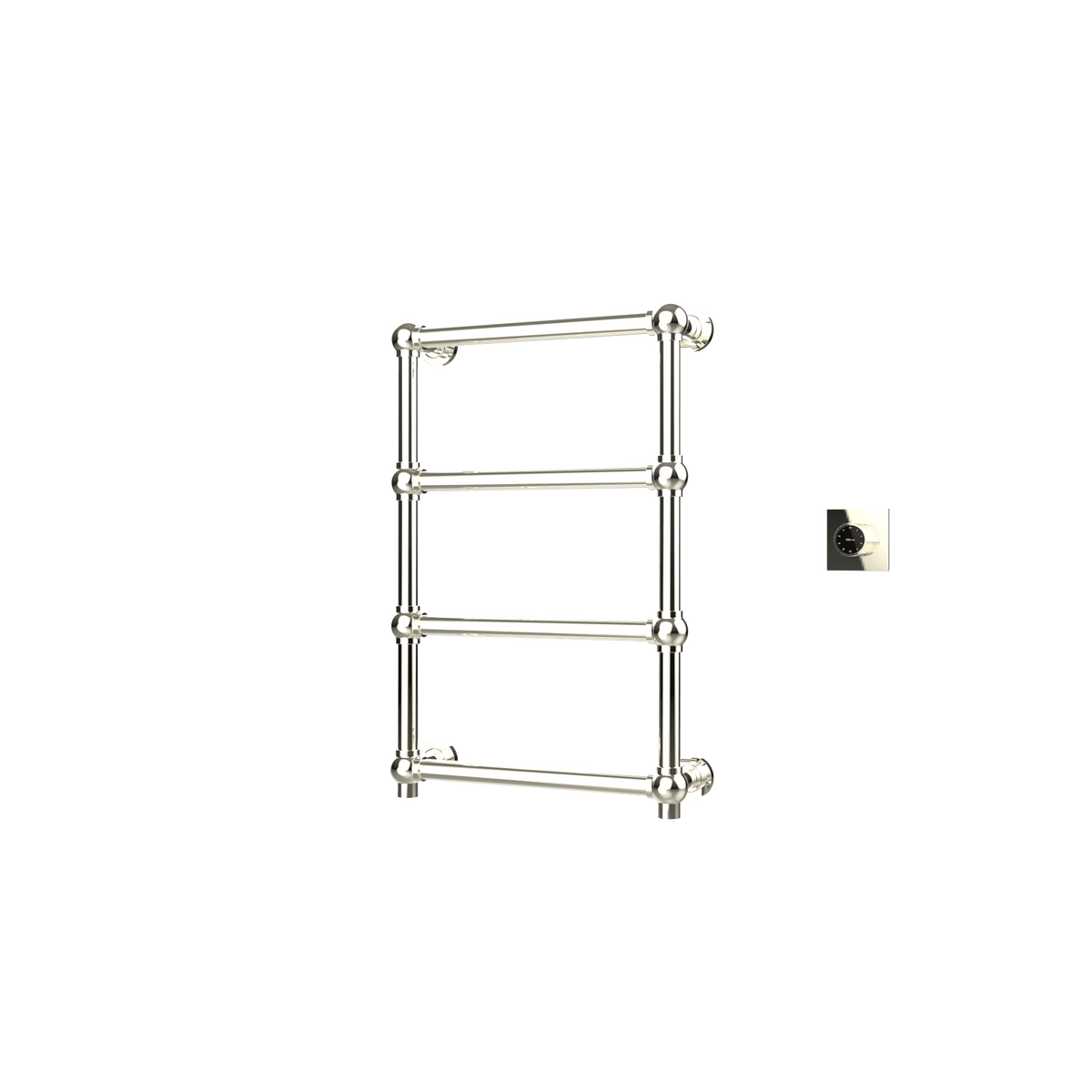 P&Bhusri K06-M-PWG-XM K06 Towel Warmer in PVD Polished White Gold