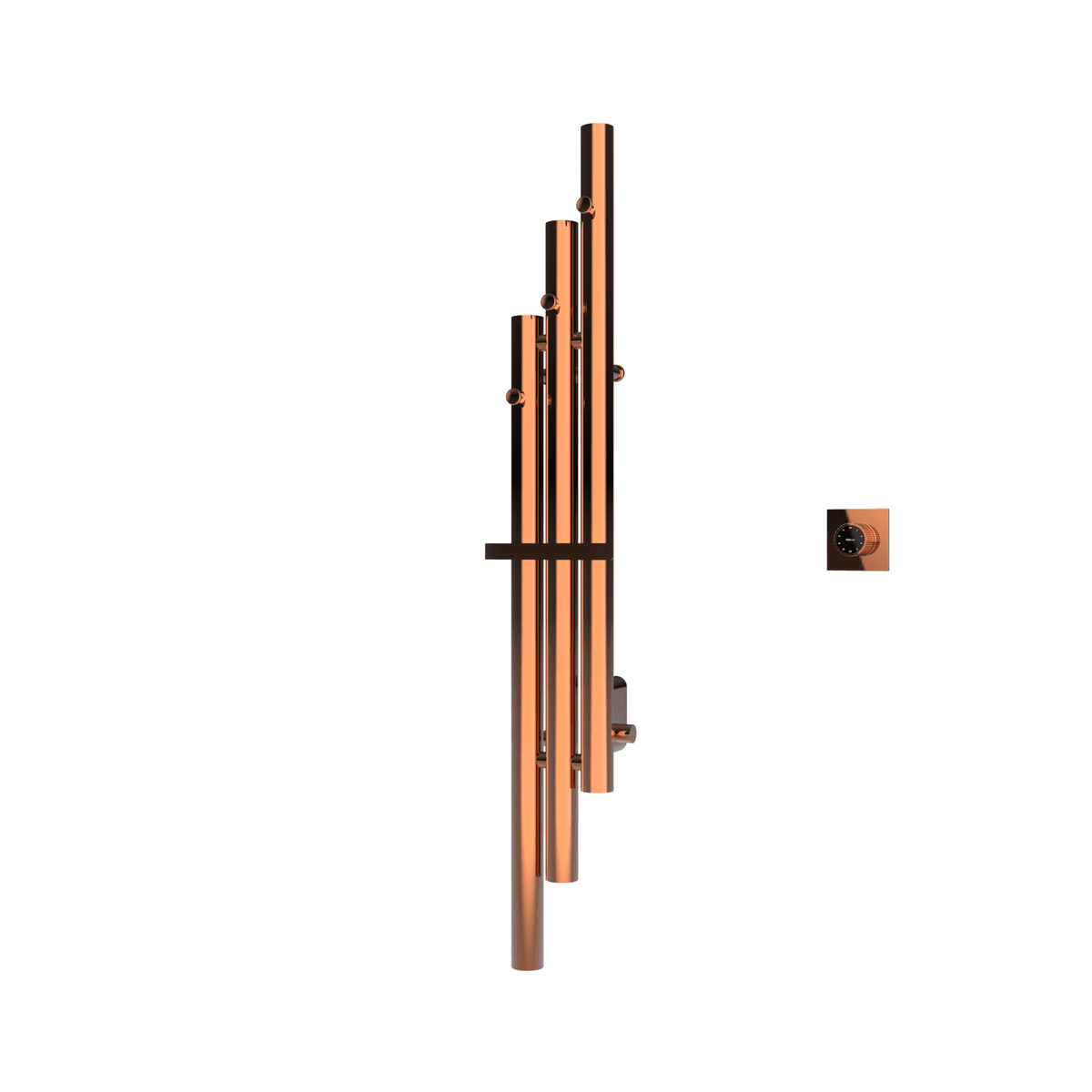 P&Bhusri K102-M-RGD-XM K102 Towel Warmer in PVD Polished Rose Gold