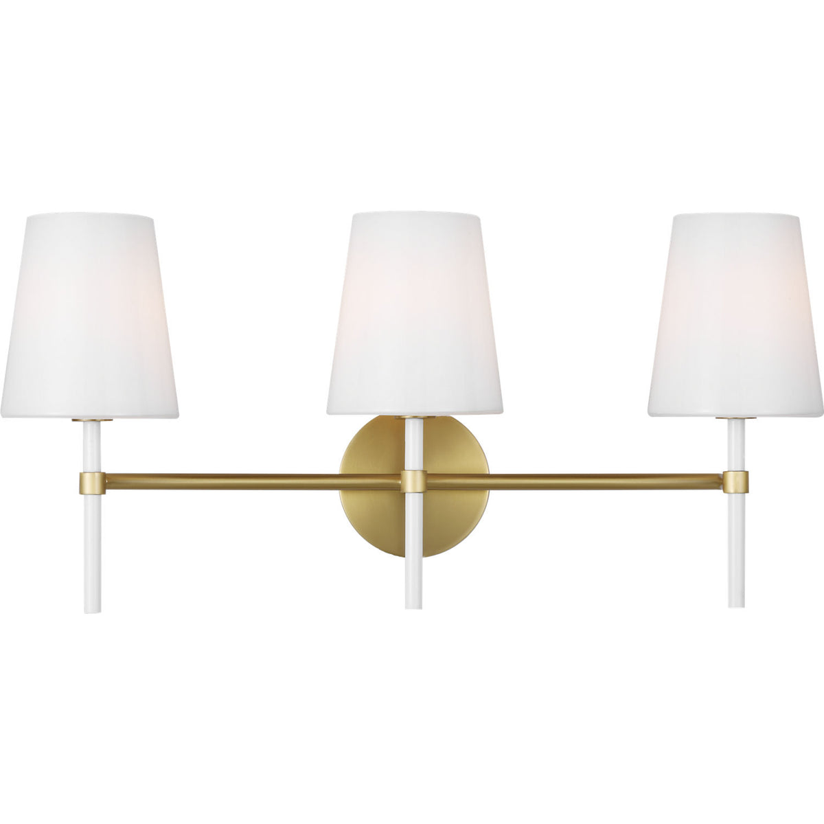 Collection Visual Comfort Studio KSV1013BBSGW Applique murale Monroe à 3 lumières