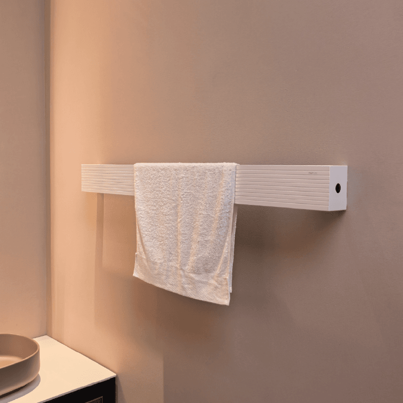 Sèche-serviettes P&Bhusri L32-M-PWH-H L32 en porcelaine blanche