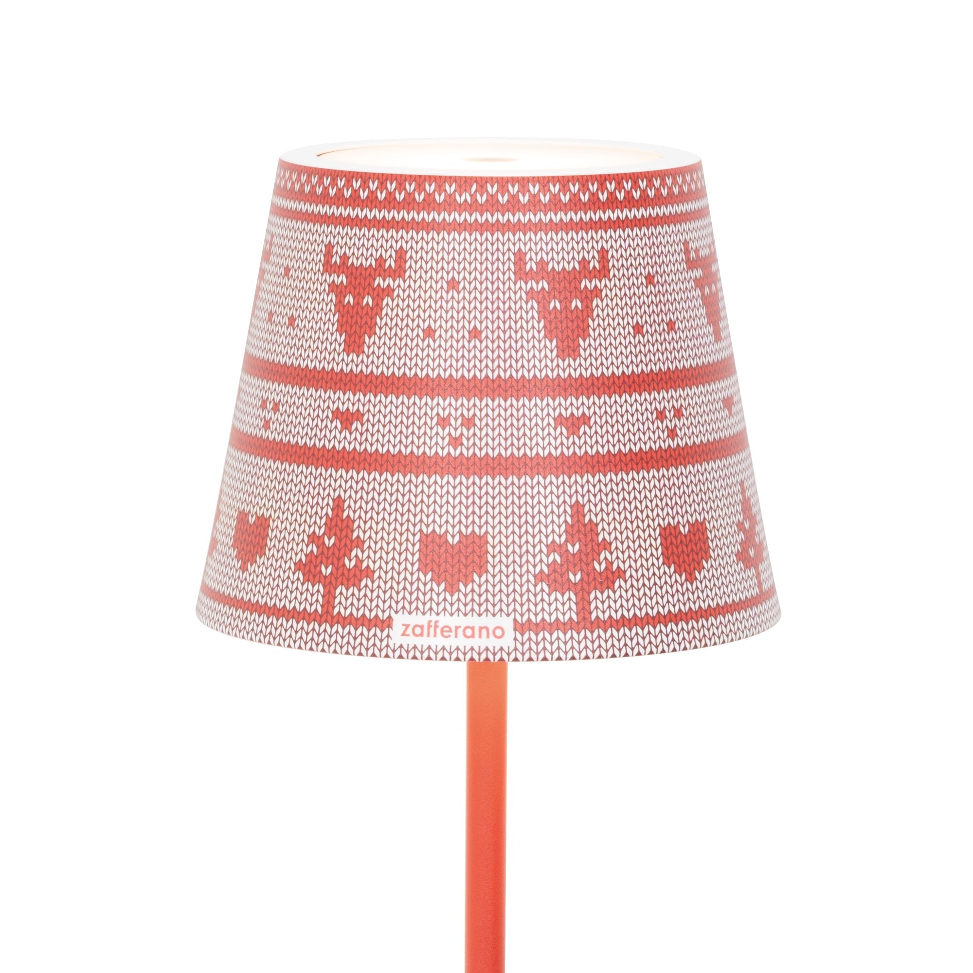 Zafferano America LD035140 Poldina Holiday Graphic Shade en Ugly Sweater