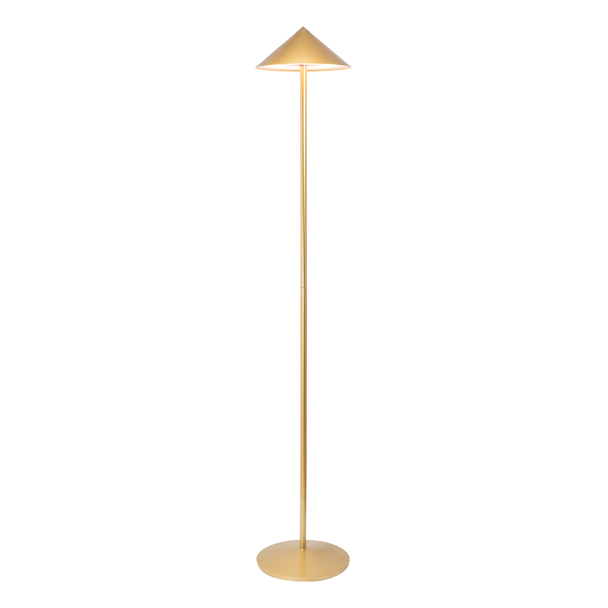 Lampadaire Zafferano America LD2670O3 Pina XXL en or