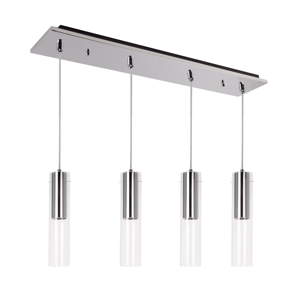Kuzco Lighting MP21703BK-04 Lena LED Multi Suspension en noir