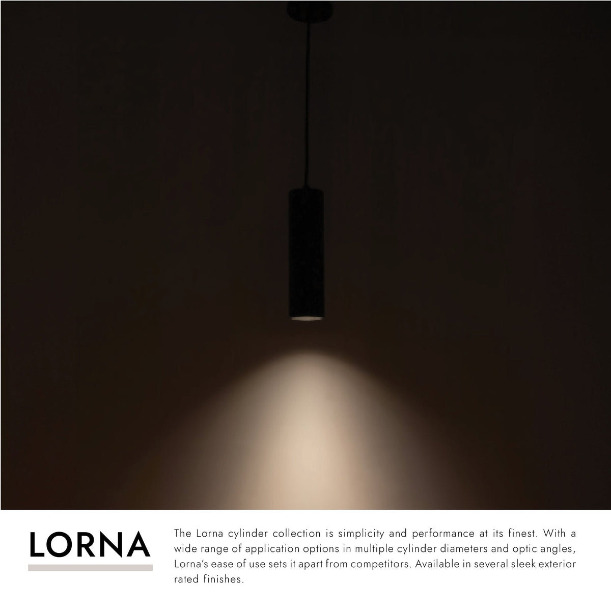 Kuzco Lighting LD3-PD12W18-3036-BK-UNV-010 Lorna LED Pendant in Black