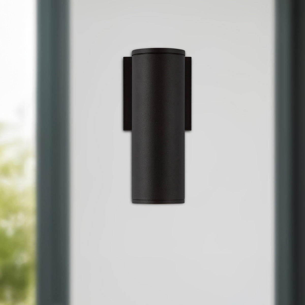 Kuzco Lighting LD3-WS09W14-3036-BK-UNV-010 Lorna LED Interior/Exterior Wall Sconce in Black