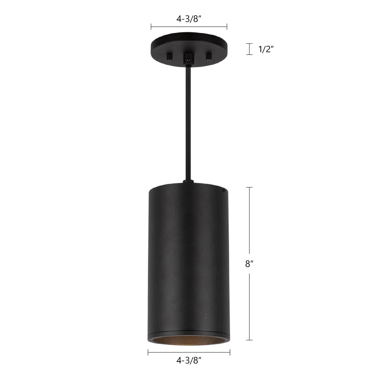 Kuzco Lighting LD4-PD08W20-3036-BK-UNV-010 Lorna LED Pendant in Black