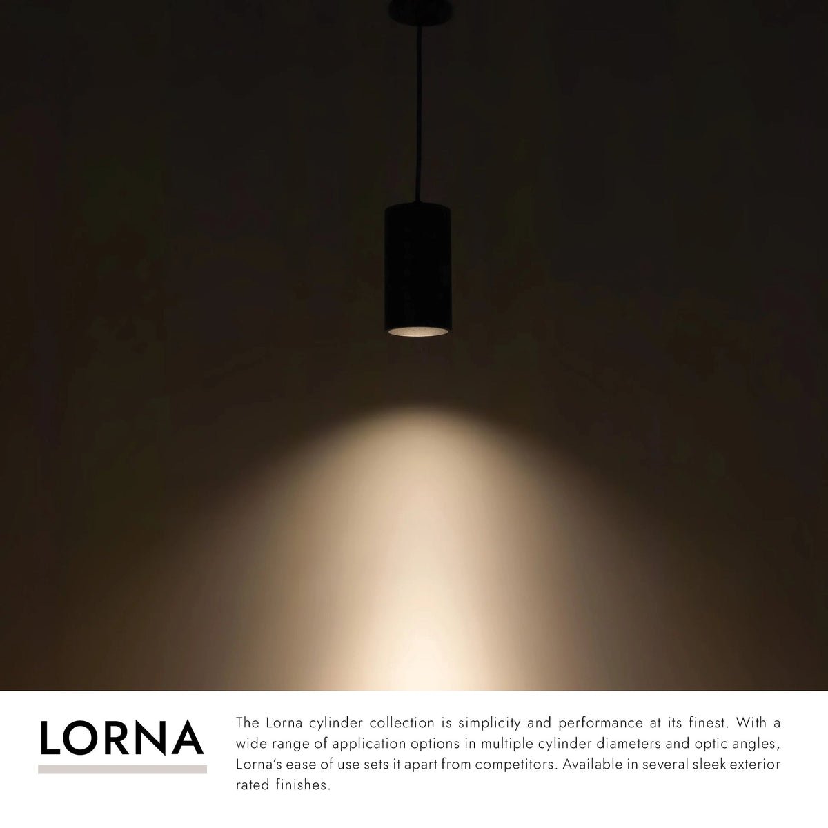 Kuzco Lighting LD4-PD08W20-3036-BK-UNV-010 Lorna LED Pendant in Black