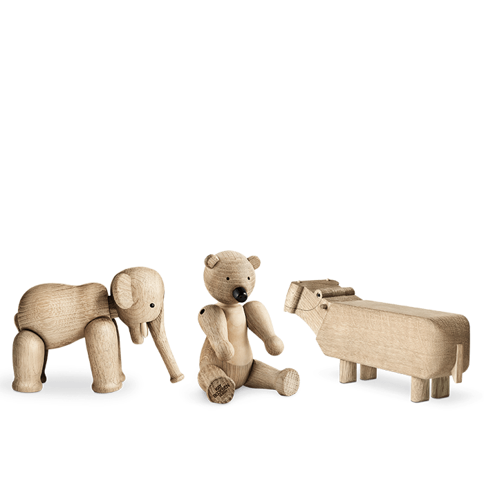 Kay Bojesen 39366 Ensemble de figurines en bois Liliput en chêne