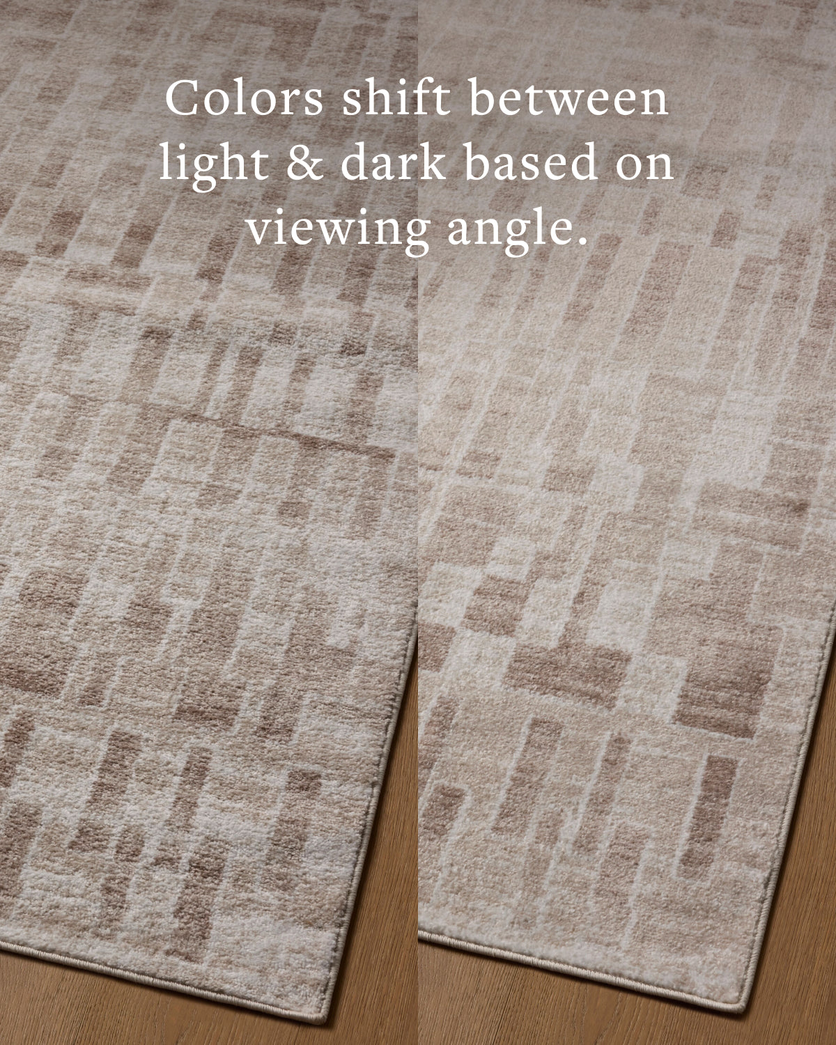 Loloi Rugs LUNELUN-02IVMSH Lune LUN-02 Ivory / Mushroom Area Rug in Ivory / Mushroom