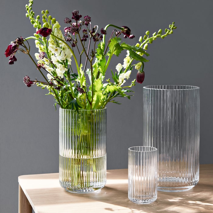 Lyngby Porcelæn 201087 Lyngby Vase in Clear