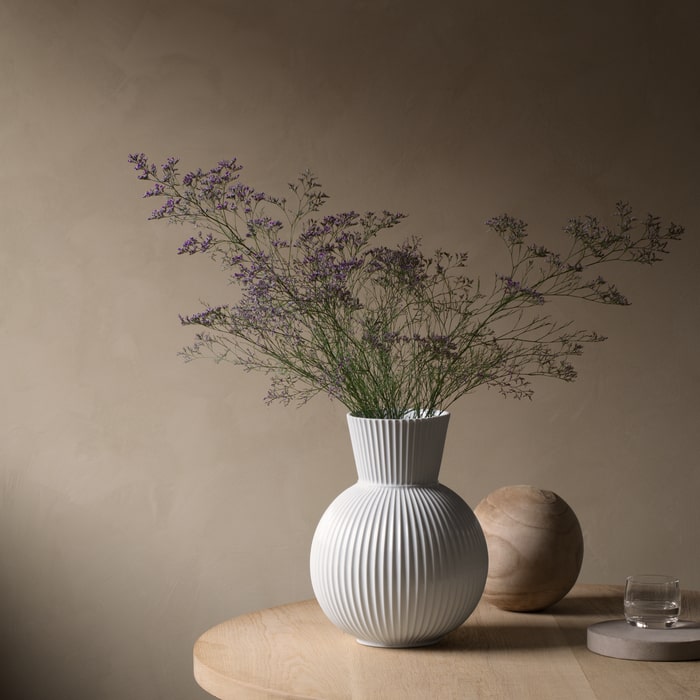 Lyngby Porcelæn 201461 Tura Vase in White