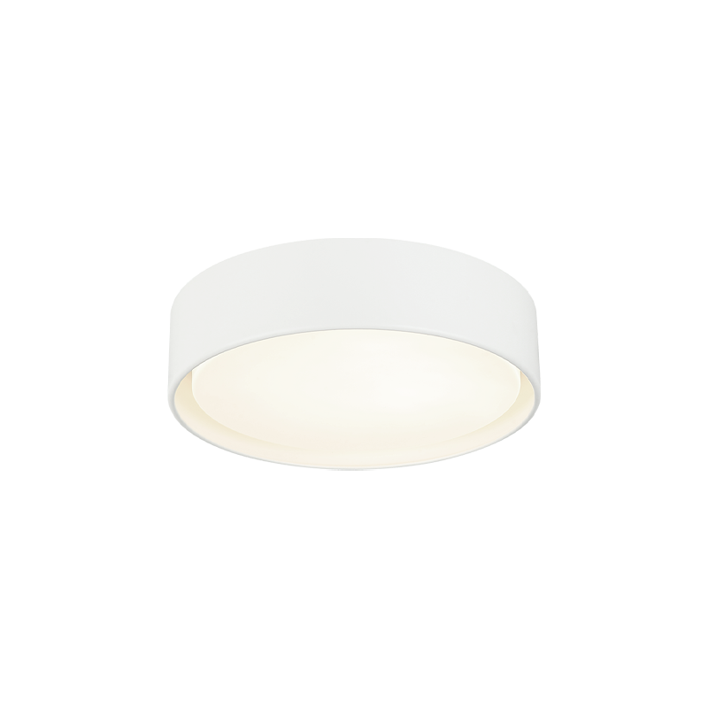 Matteo Lighting M16613WH Ezra LED Flush Mount in White