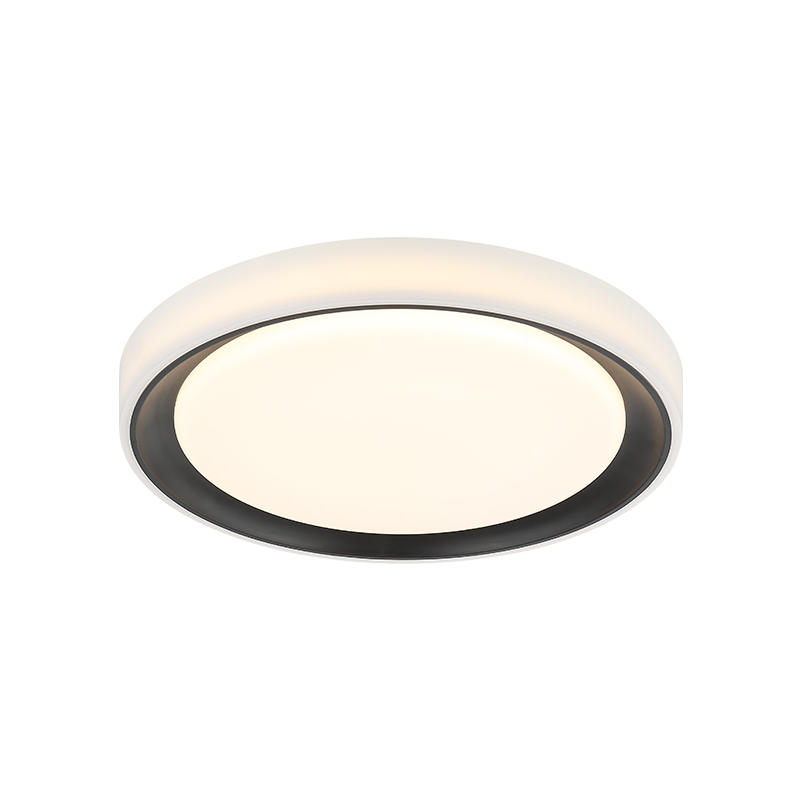 Matteo Lighting M19015BK Oculus LED Flush Mount in Black
