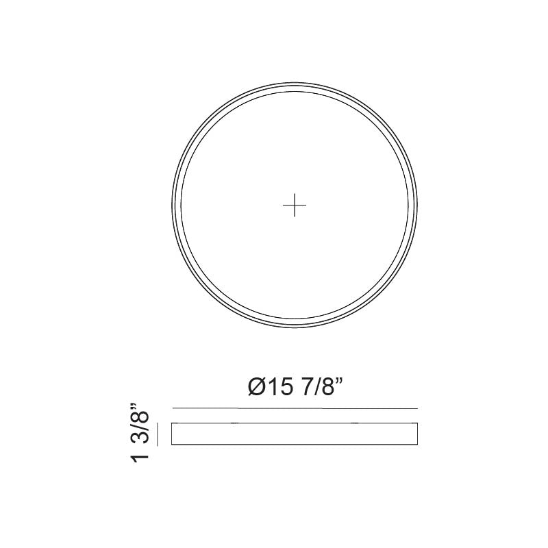 Éclairage LED Delta Matteo M21716CG Plafonnier en or champagne