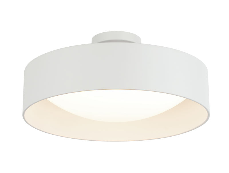 Éclairage Matteo M21816MW LED Dawson Plafonnier en blanc mat