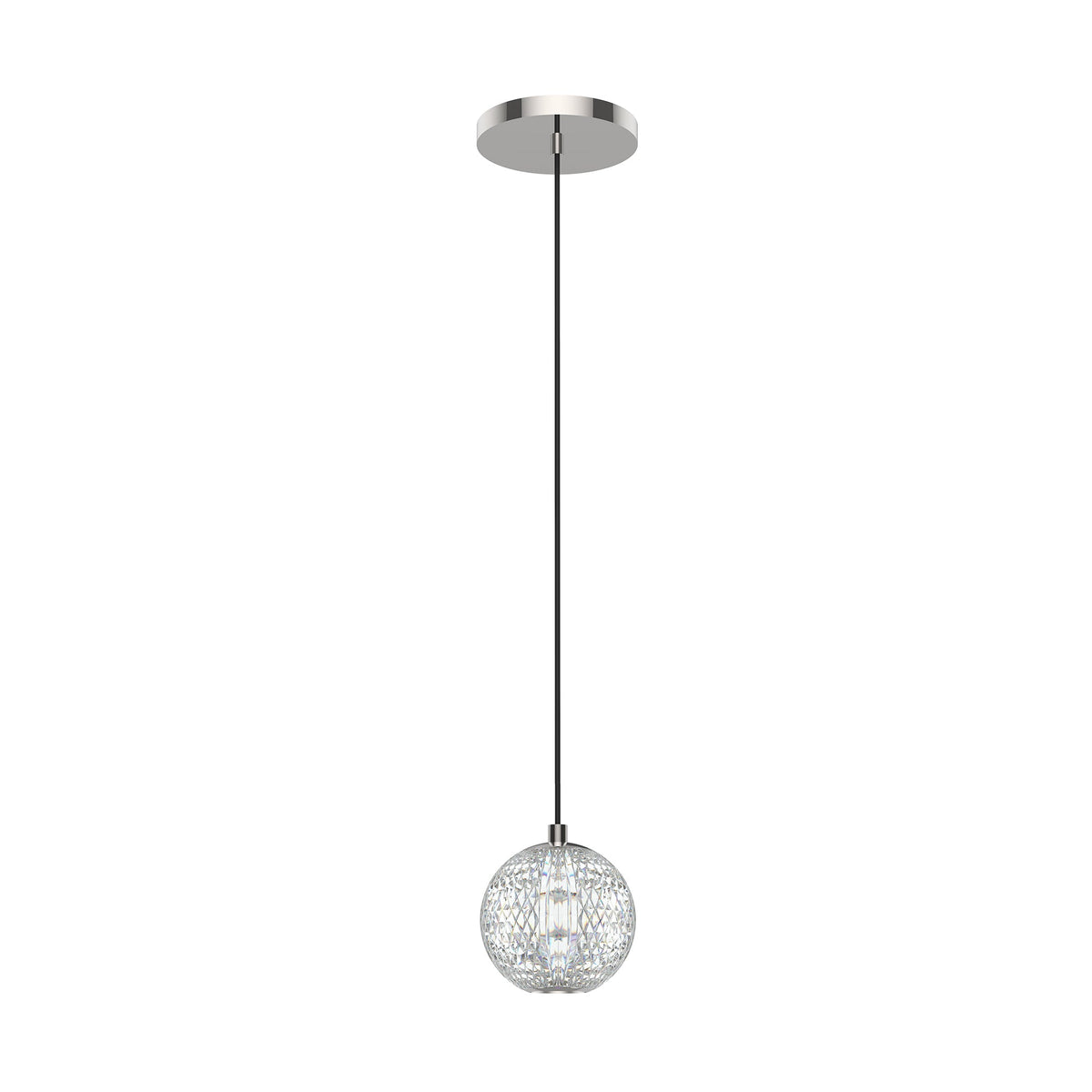 Alora Lighting PD321201PN Marni LED Mini Pendant in Polished Nickel
