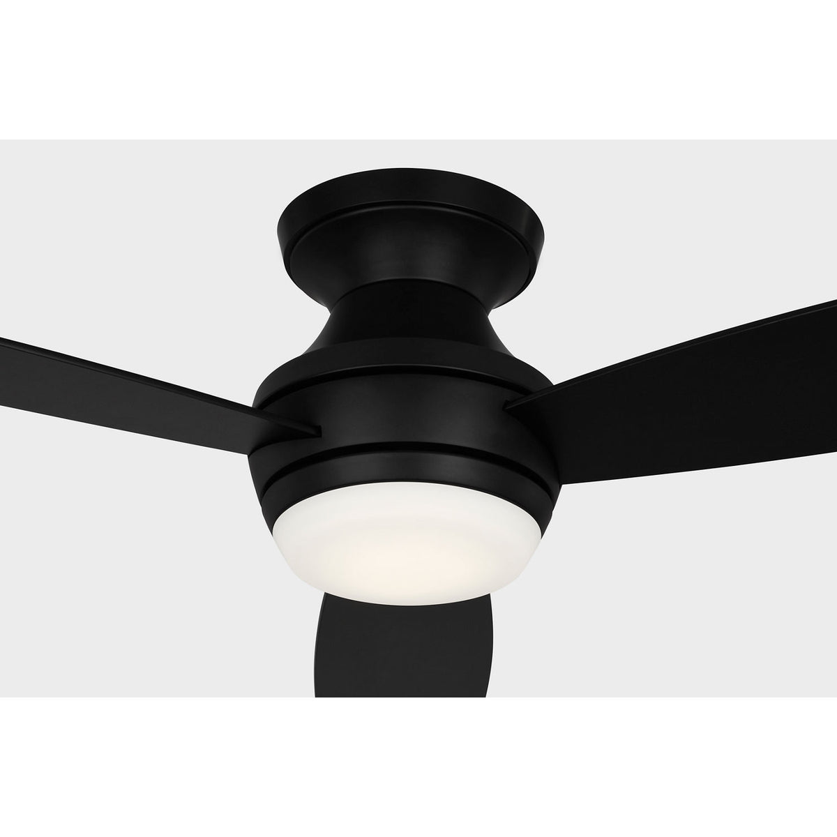 Visual Comfort Fan Collection 3IKR44MBKD Ikon Hugger LED Ceiling Fan
