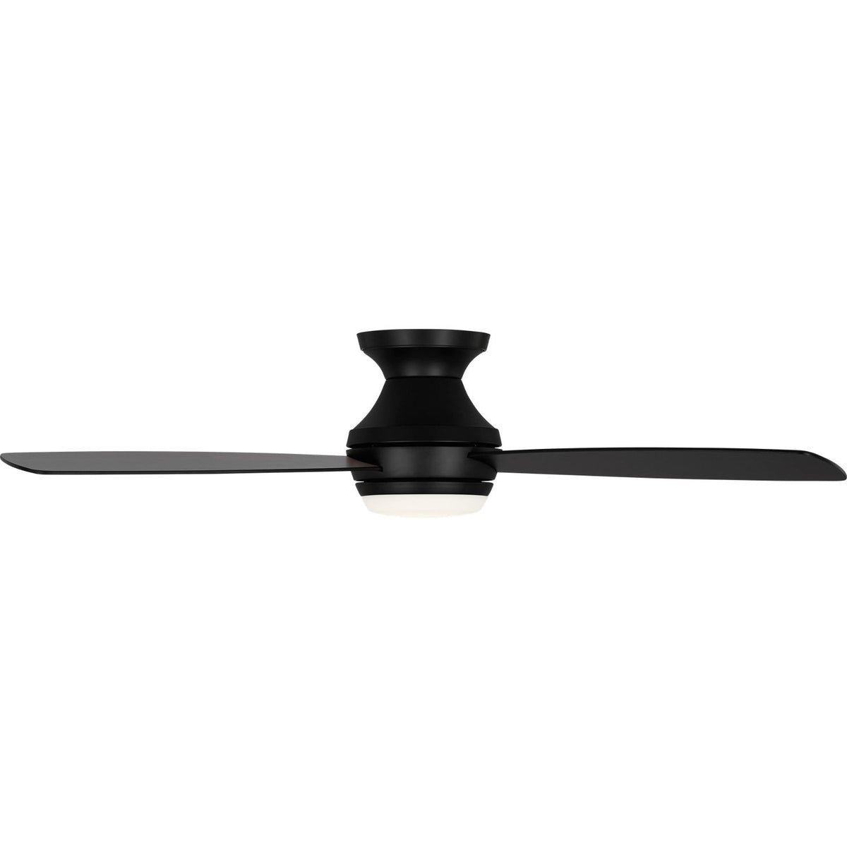Confort visuel Ventilateur Collection 3IKR52MBKD Ikon Plafonnier LED semi-encastré 52" Ventilateur