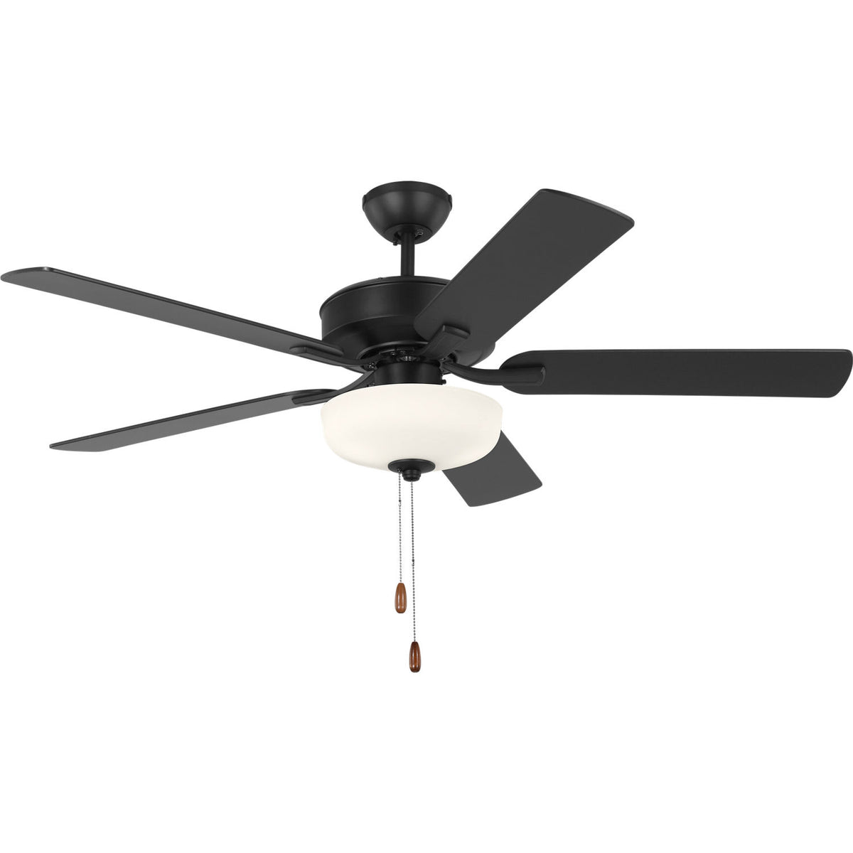 Confort visuel Ventilateur Collection 5LD52MBKD Linden LED Ceiling Ventilateur