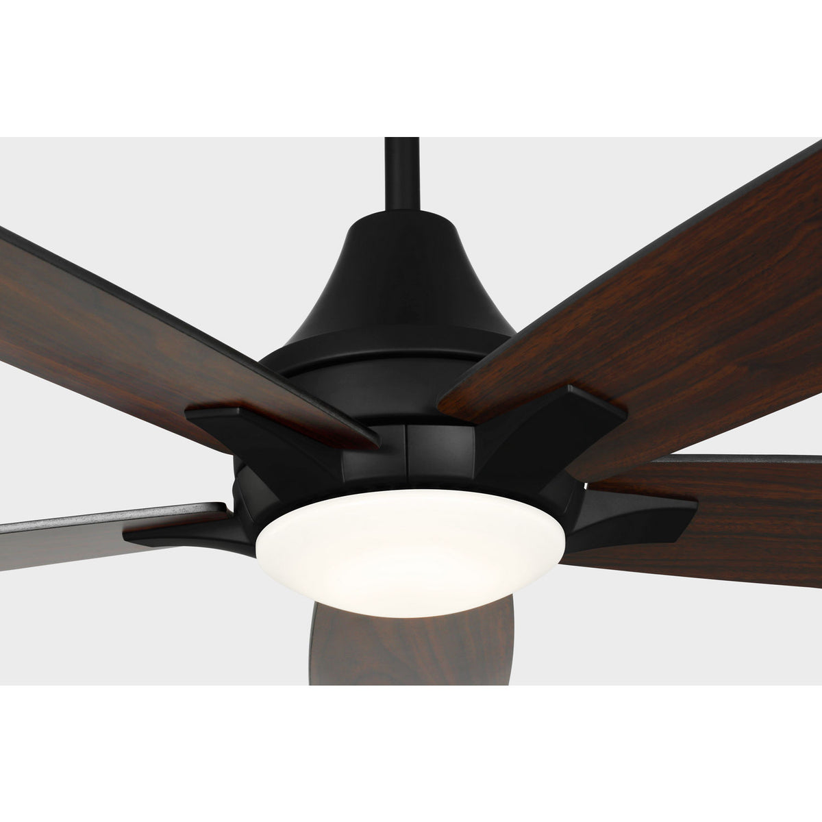 Confort visuel Ventilateur Collection 5LWDR52MBKD Lowden LED Ceiling Ventilateur