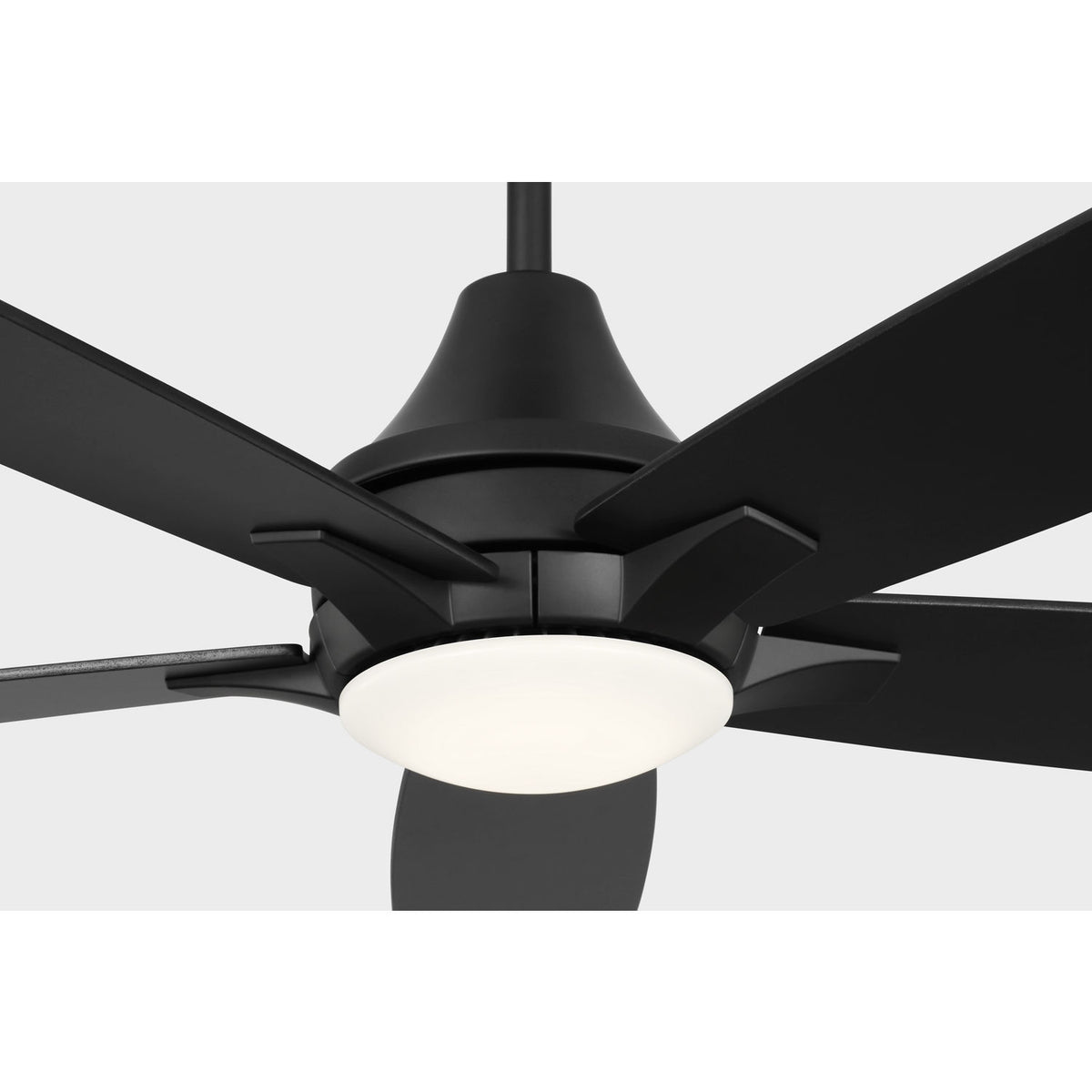 Confort visuel Ventilateur Collection 5LWDR52MBKD Lowden LED Ceiling Ventilateur