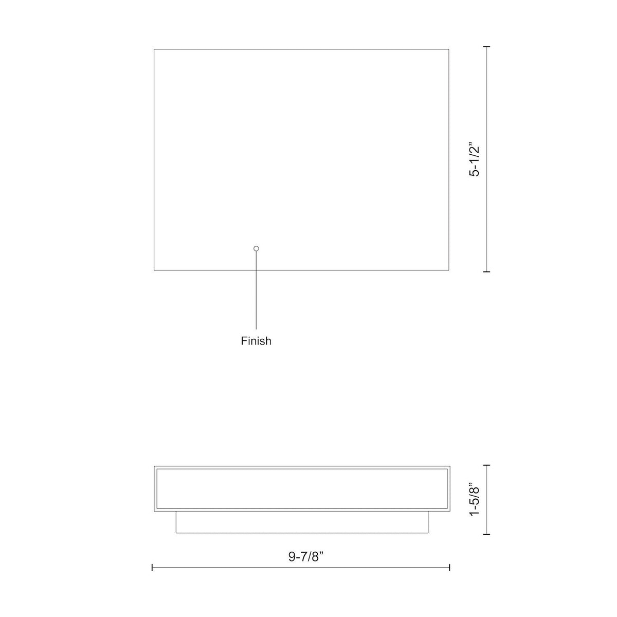 Applique murale extérieure Kuzco Lighting AT67010-BG Mica LED en or brossé