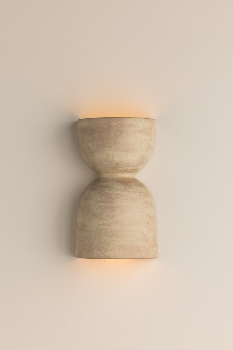 Mitzi H999102-AGB/CYD Natalia Wall Sconce in Ceramic Windy Dune