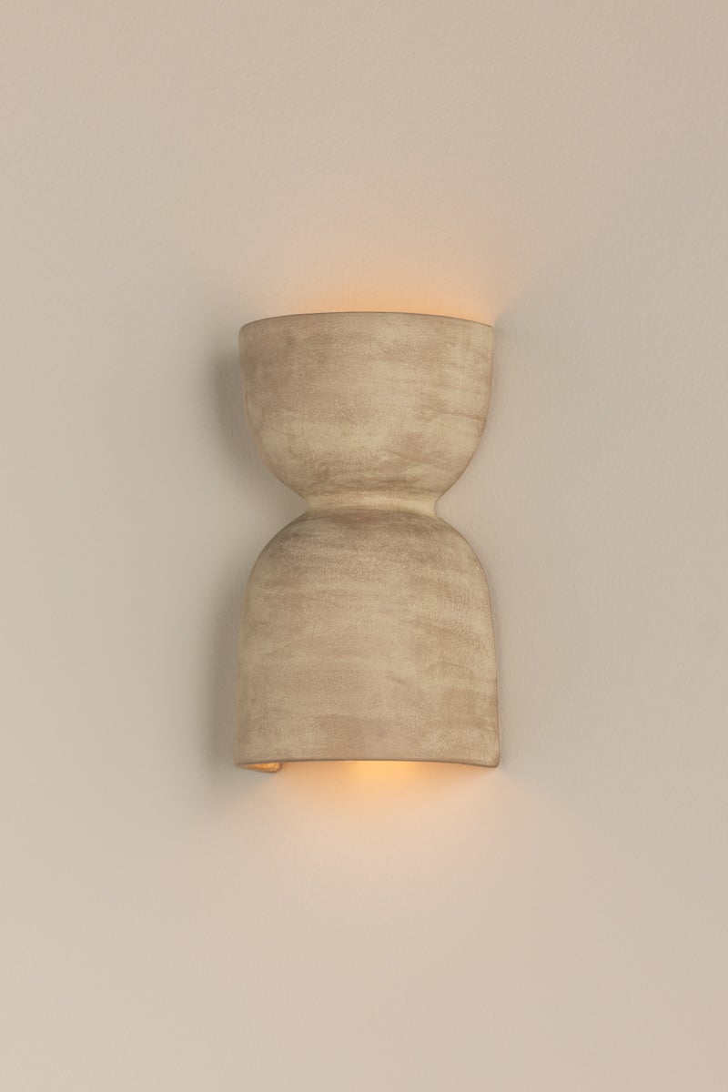 Mitzi H999102-AGB/CYD Natalia Wall Sconce in Ceramic Windy Dune