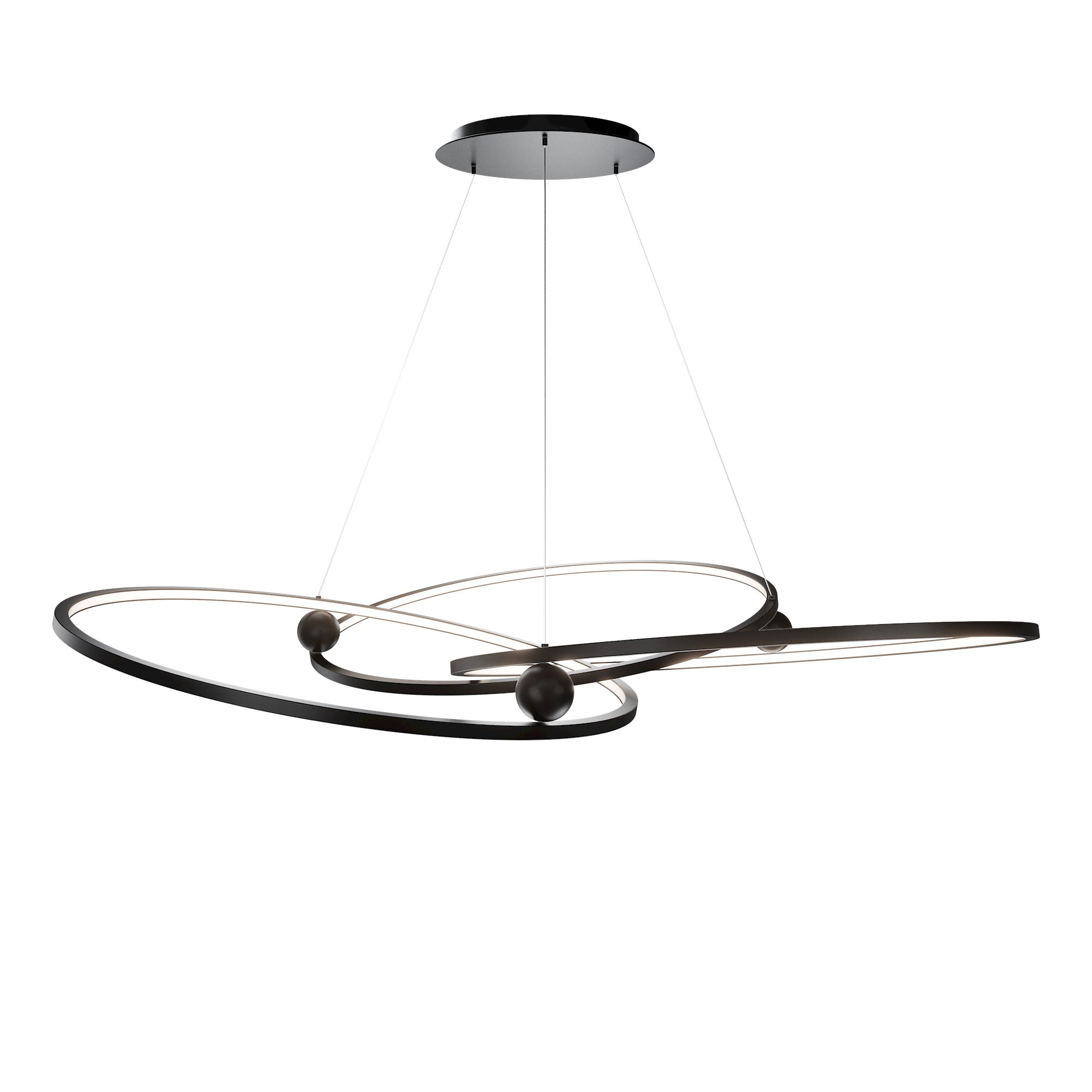 W.A.C. Canada - PD415660-TWA-BK - LED Chandelier - Sidewinder - Black