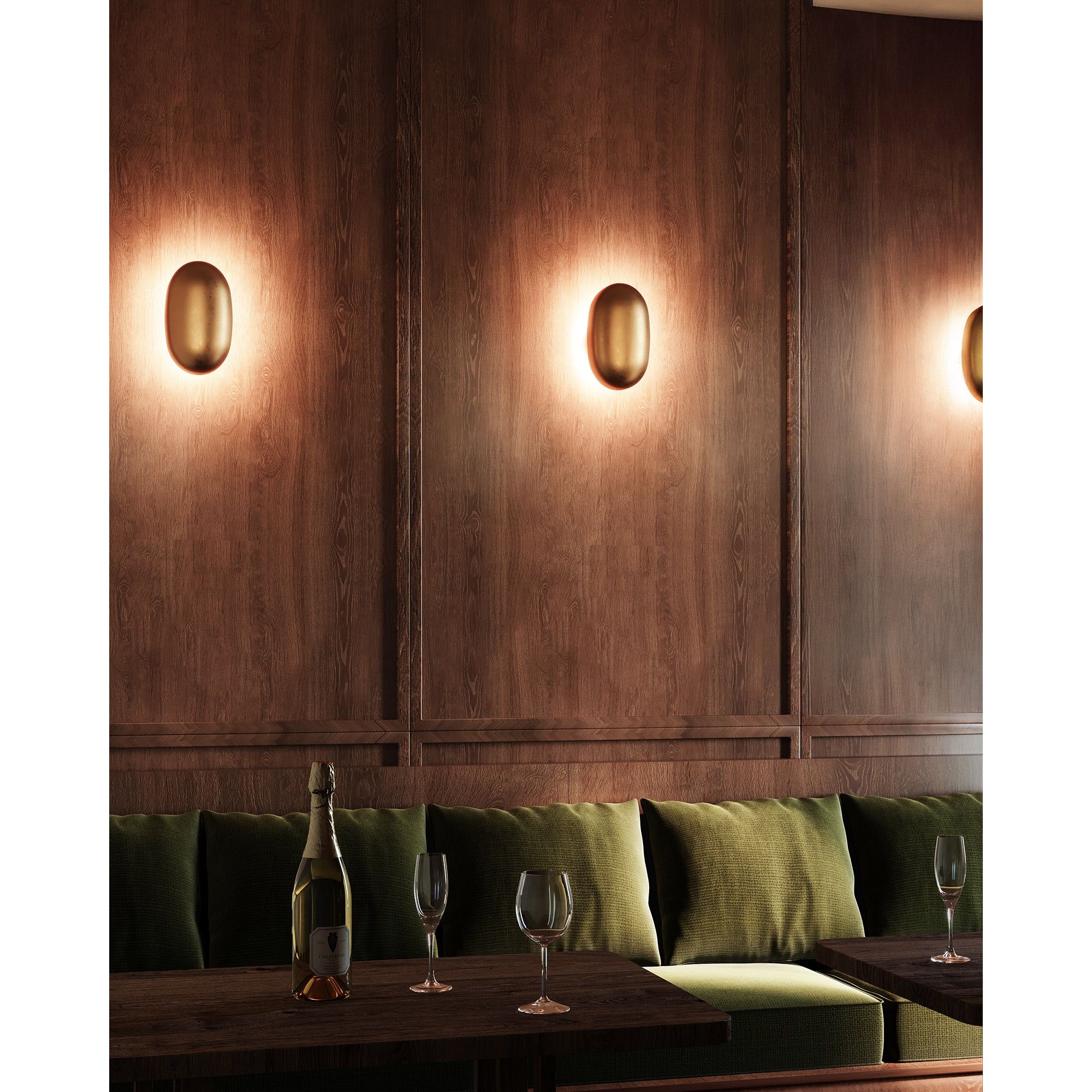 Kuzco Canada - WS43710-VB - LED Murale - Perle - Laiton vintage