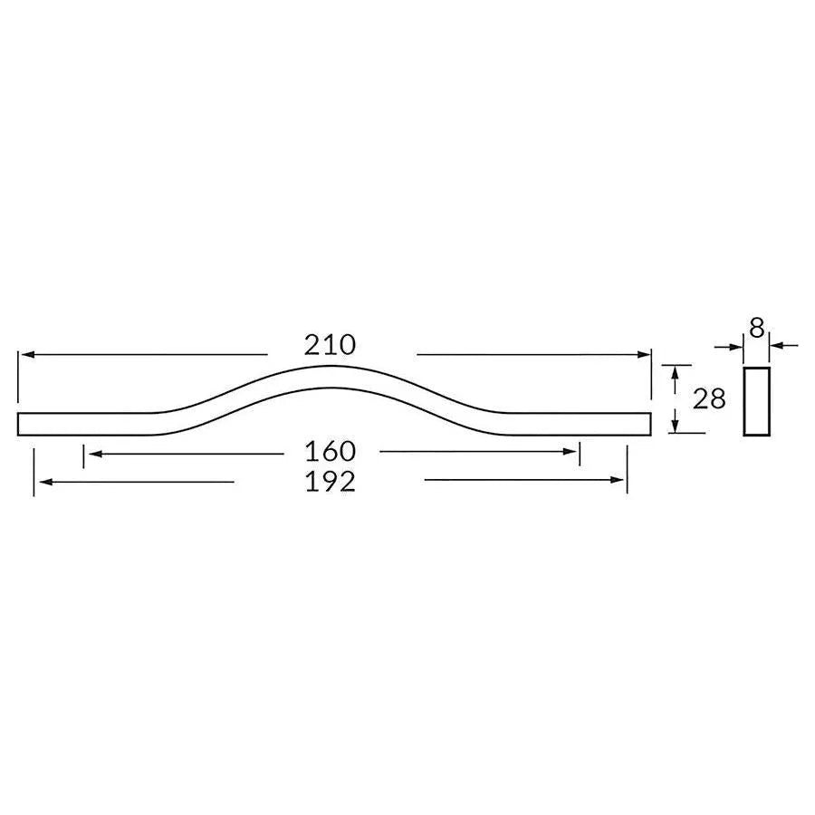 Rocheleau - POI-C81115-160-35 - Arche Pull - Arche - Satin Nickel