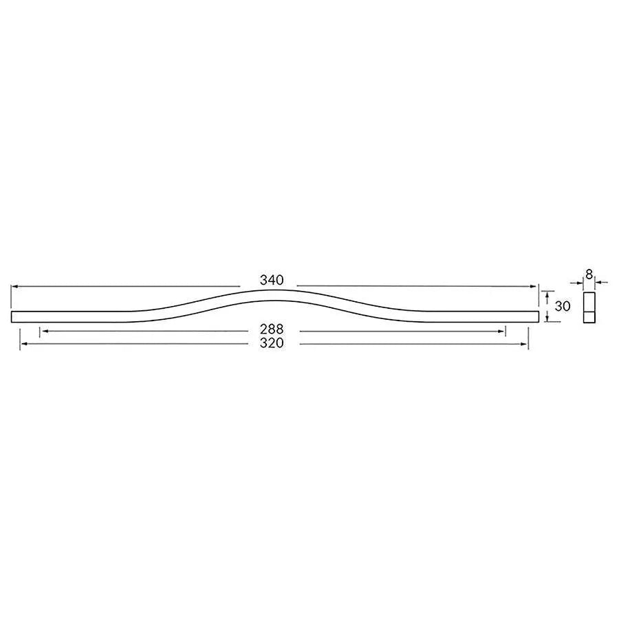 Rocheleau - POI-C81115-320-35 - Arche Pull - Arche - Satin Nickel