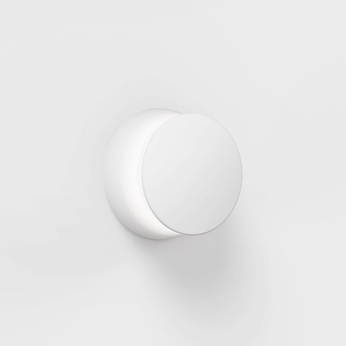 Pablo Designs TOTE PUCK WHT/WHT Totem Puck LED Wall/Ceiling Lamp in White/White