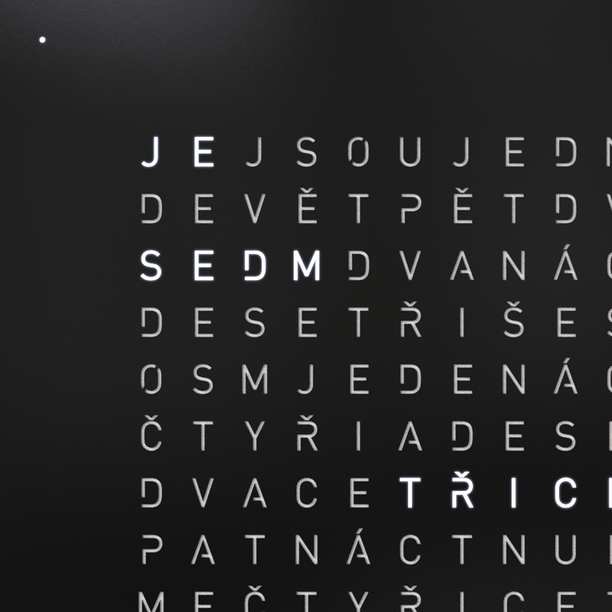 QLOCKTWO FCBLPC QLOCKTWO Earth 45 Couverture avant Poivre noir