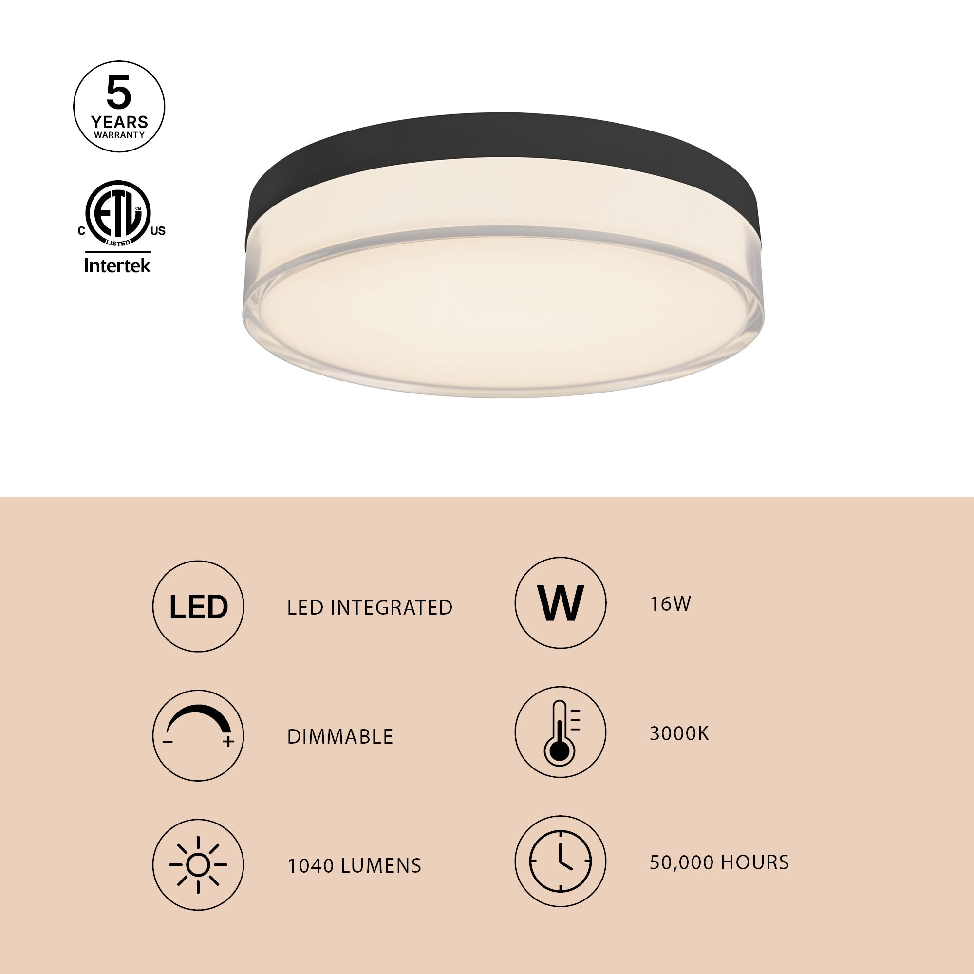 Kuzco Lighting FM7-251 Quara Plafonnier