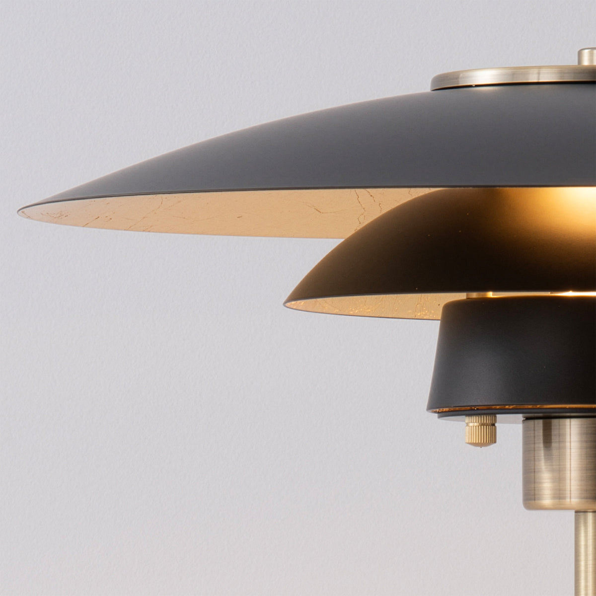 Nova of California 1038852MG Slimline Table Lamp in Weathered Brass