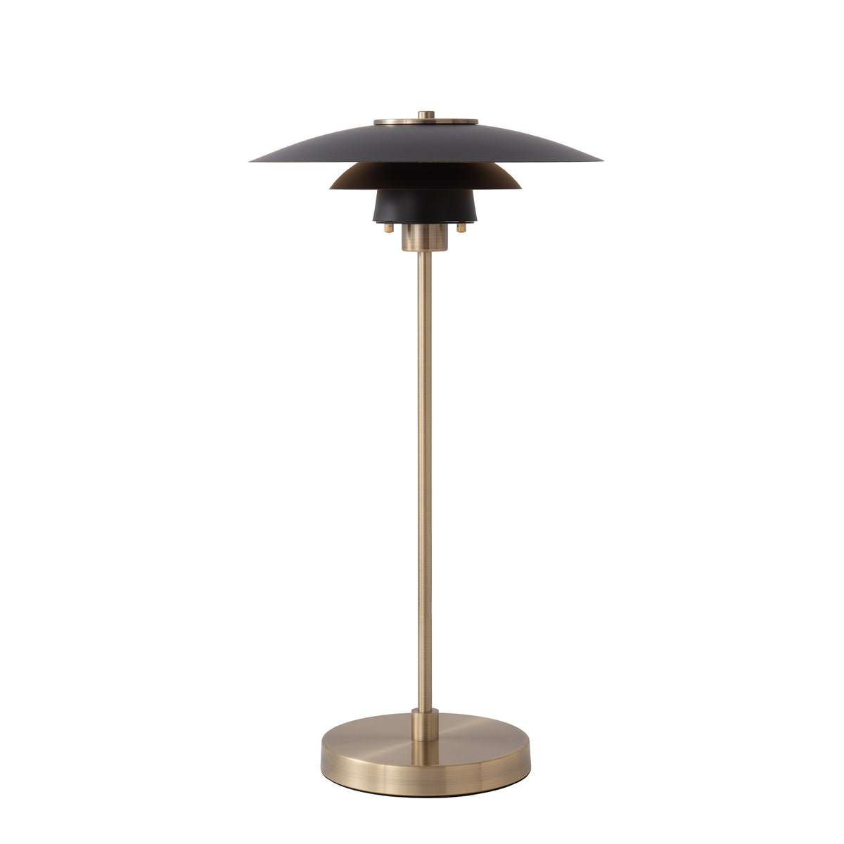 Nova of California 1038852MG Slimline Table Lamp in Weathered Brass