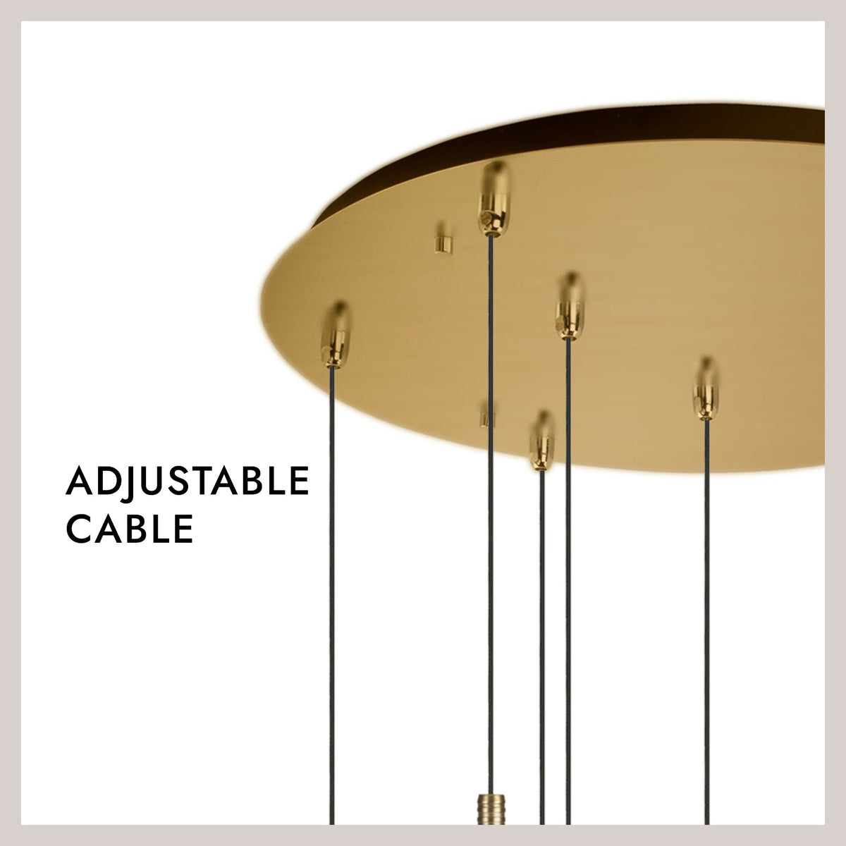 Kuzco Lighting MP42502BK-09 Robson LED Multi Pendant in Black