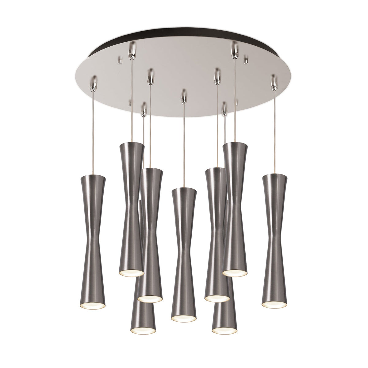 Kuzco Lighting MP42502BN-09 Robson LED Multi Pendant in Brushed Nickel