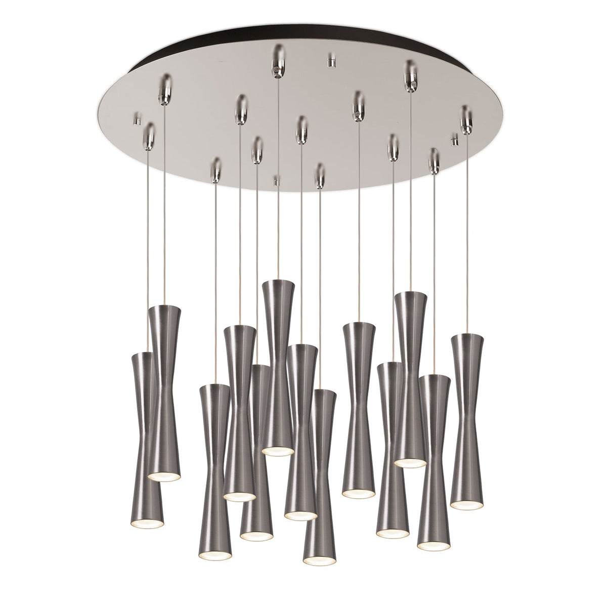 Kuzco Lighting MP42502BN-13 Robson LED Multi Pendant in Brushed Nickel
