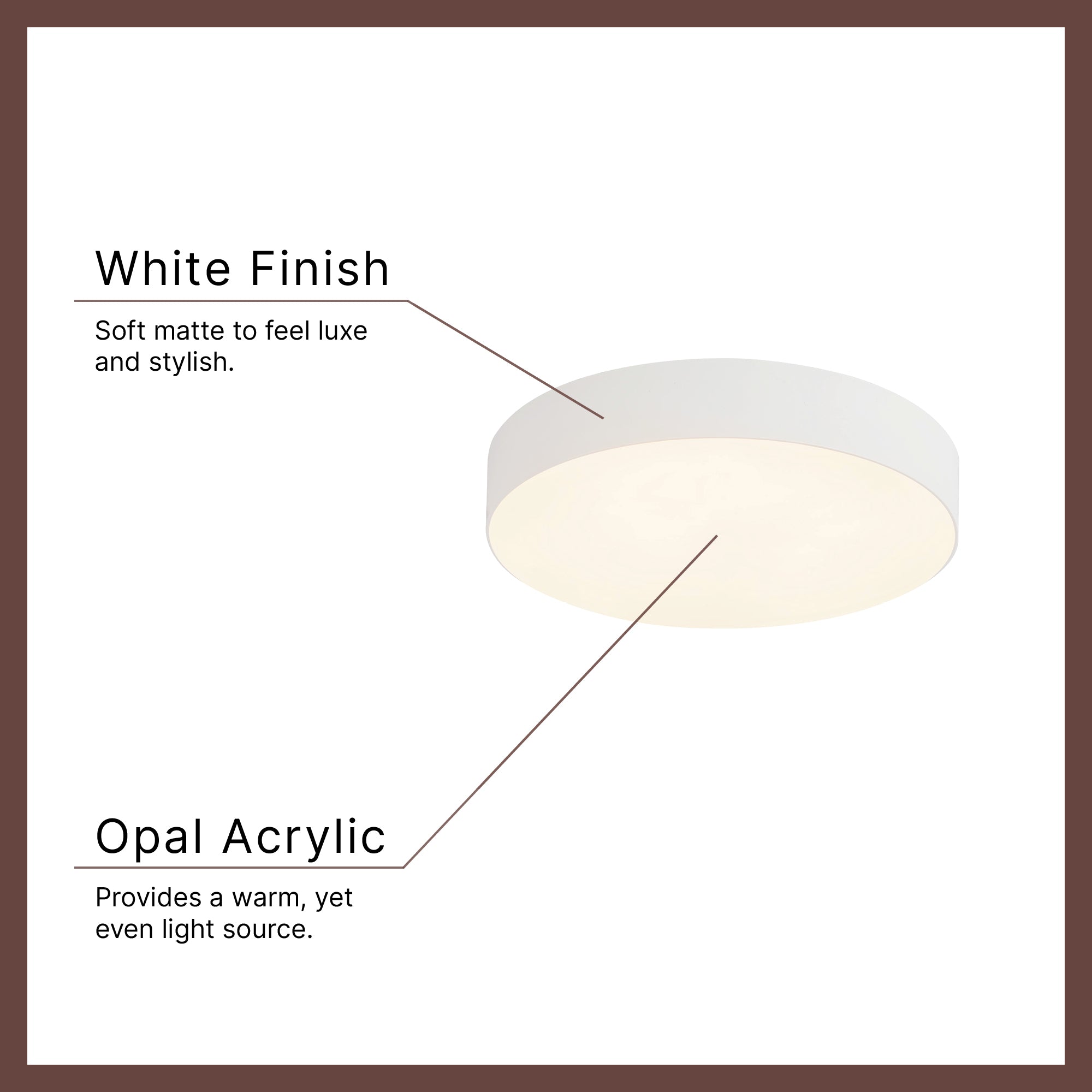 Kuzco Lighting FM5-285B Rynn Flush Mount