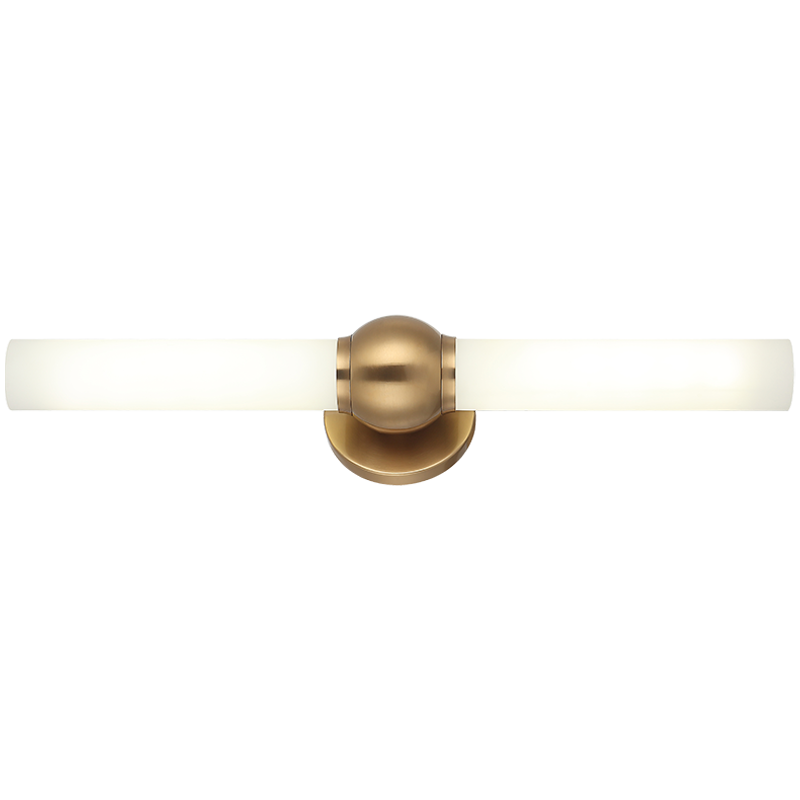Applique murale LED Pierce de Matteo Lighting S00612AG en laiton doré vieilli